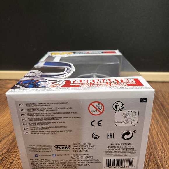 Marvel Black Widow Taskmaster Funko Pop - Picture 6 of 9